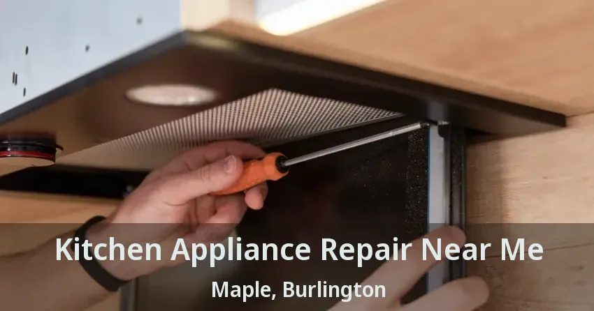 Kitchen Appliance Repair Near Me Maple, Burlington - ON